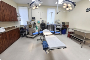 Operating room at New Image Cosmetic Surgery Center